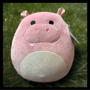 NWT Squishmallows 11” Pink Hippo “Ridelle” Stuffed Animal Medium Plush Toy 2022